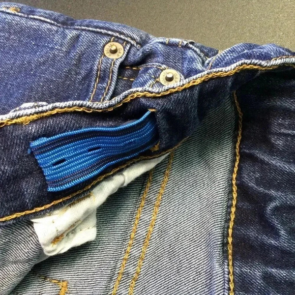 GAP kids  Blue Denim Five Pocket Style Straight Jeans Size 8 - Picture 4 of 10